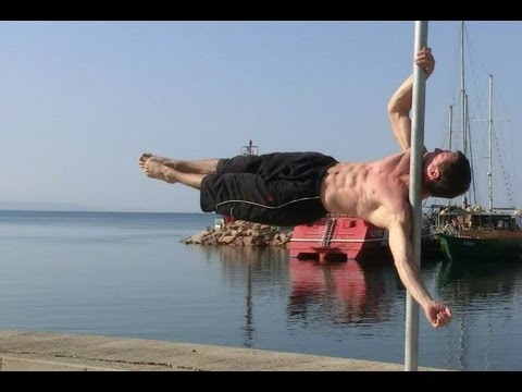 One arm Dragon Flag - street workout tutorial - CIA