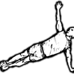 腕立てからのサイドプランク・Push Up to Side Plank