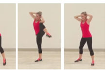 【体幹トレーニング・腹筋】相撲スクワット・プラス・サイドクランチ