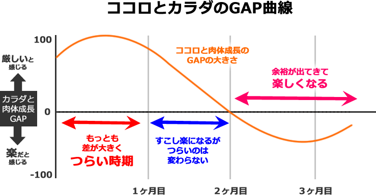 筋トレ曲線